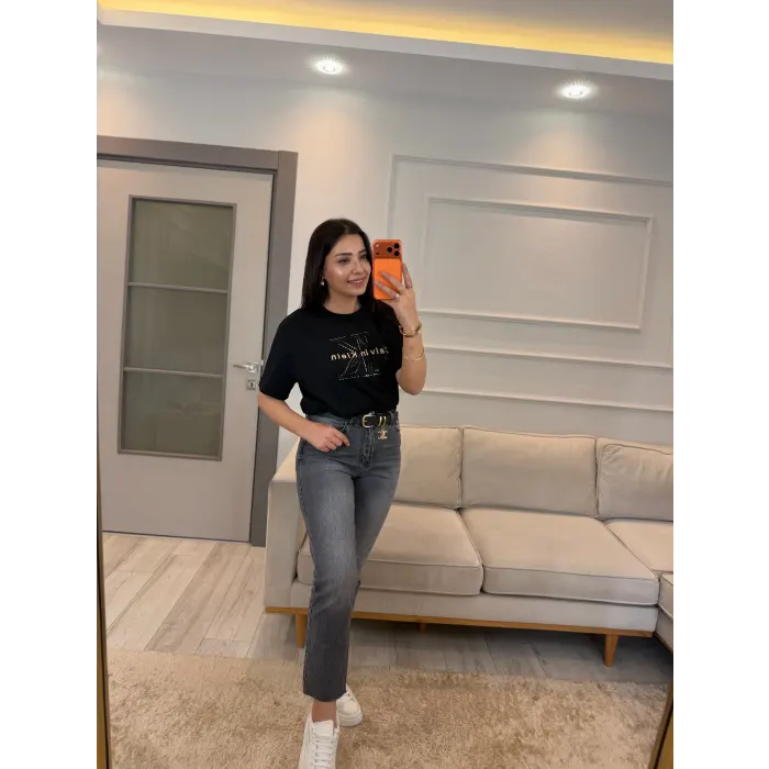 Ck Büyük Taşlı T-Shirt