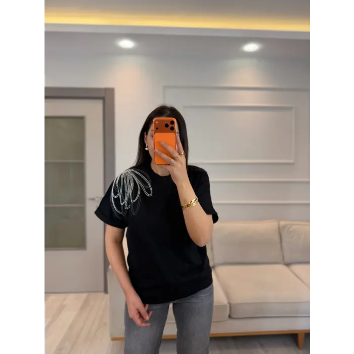 Benito Ön Arka Nakış T-Shirt