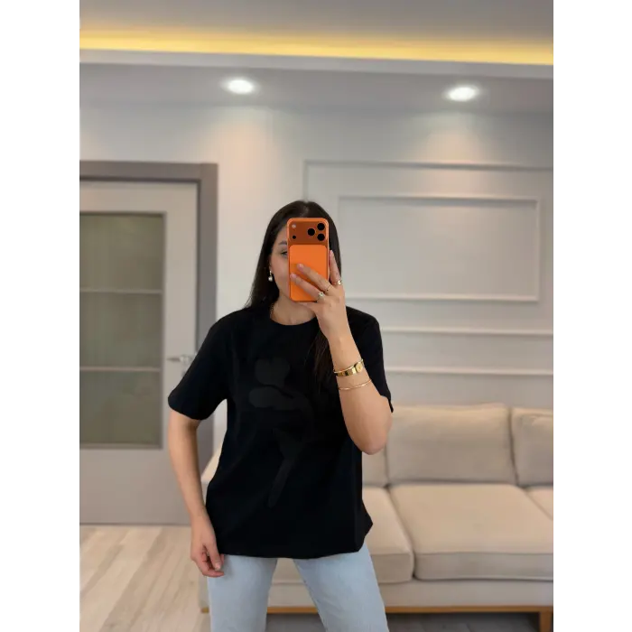 İpkyl Üç Boyutlu Çiçek T-Shirt