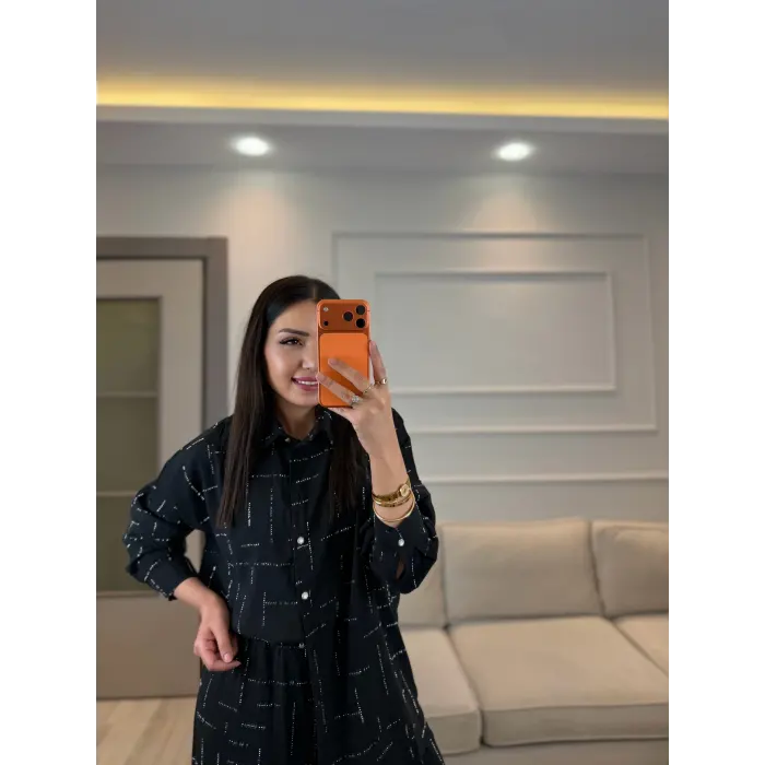 Tensel Sıra Taşlı İkili Takım