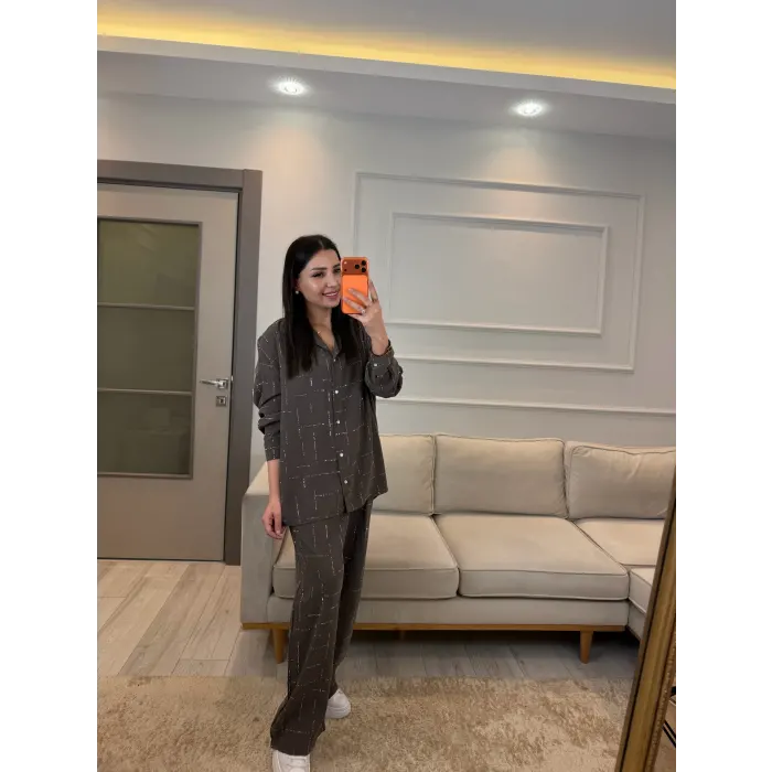 Tensel Sıra Taşlı İkili Takım