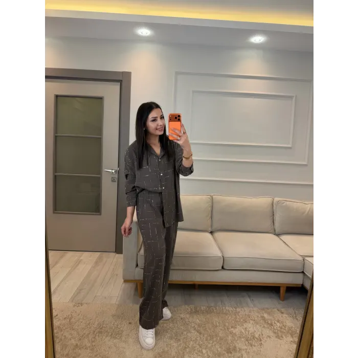 Tensel Sıra Taşlı İkili Takım