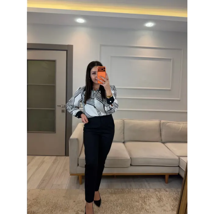 Bel Pensli Kumaş Pantolon