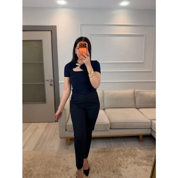 Bel Pensli Kumaş Pantolon