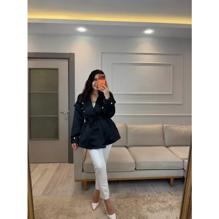 Tasarım Saten Ceket