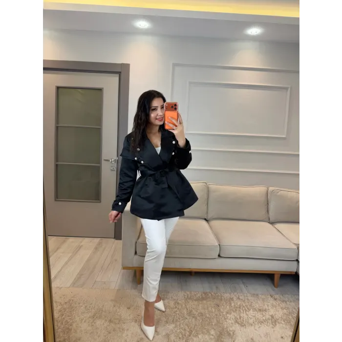 Tasarım Saten Ceket