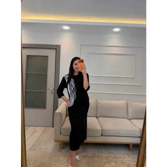 Tasarım Modal İşleme Detaylı Elbise