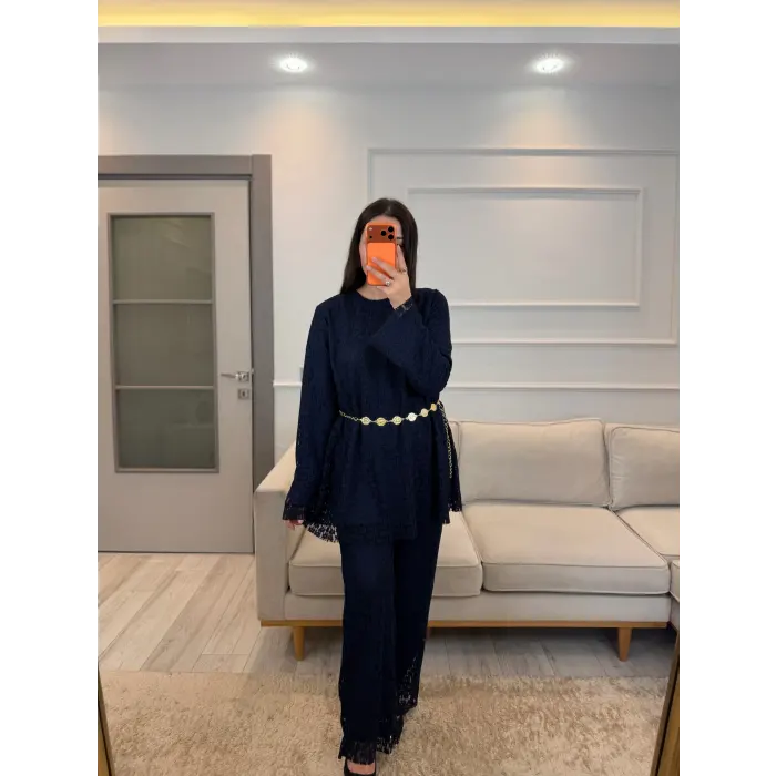 Zincir Kemer Güpür İkili Takım