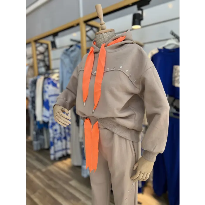 Arcnos Taş Detaylı Eşofman Takımı