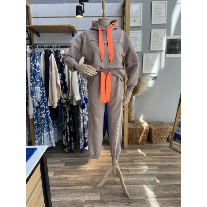 Arcnos Taş Detaylı Eşofman Takımı