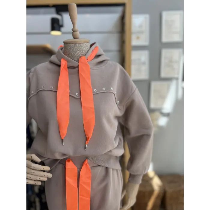 Arcnos Taş Detaylı Eşofman Takımı