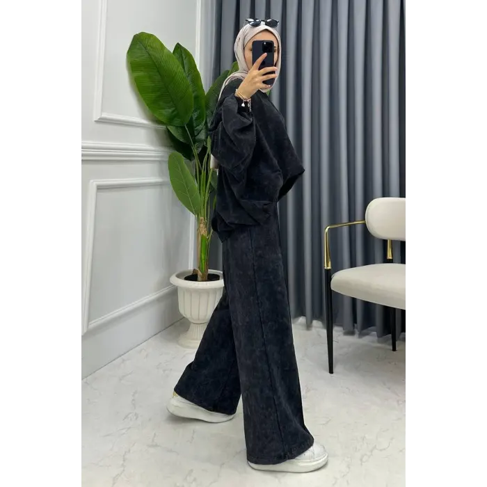 Be Happy Yıkamalı Balon Kol İkili Takım