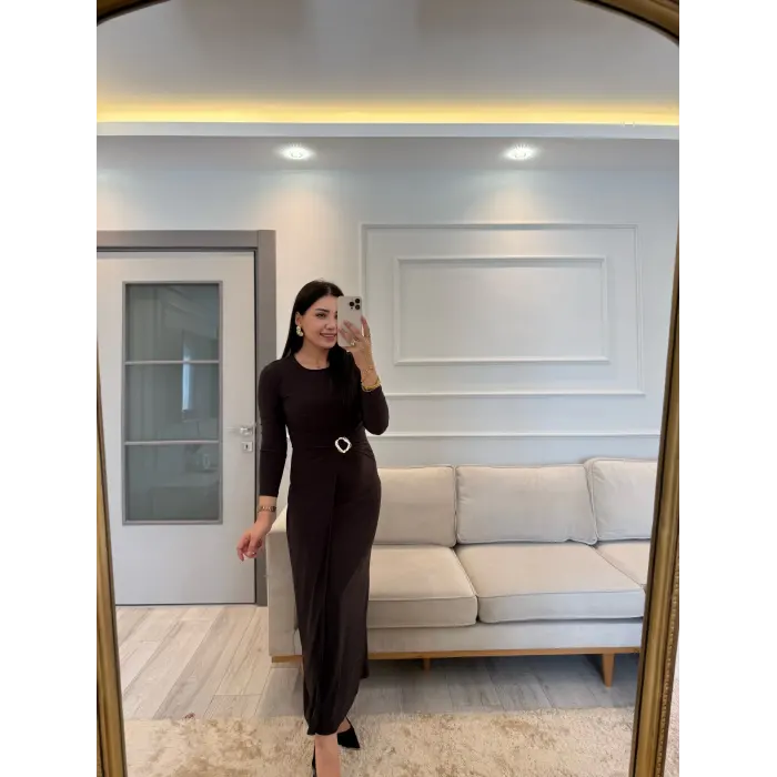 Bel Toka Kemerli Elbise