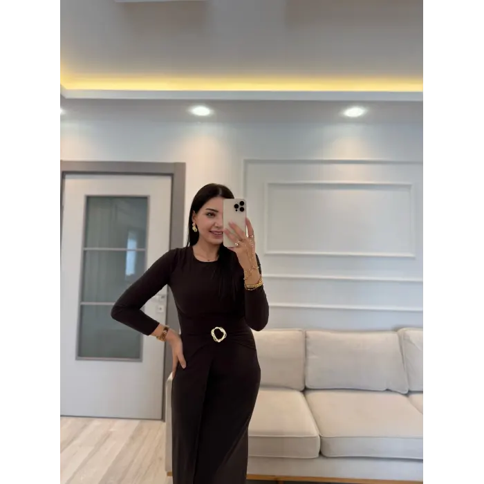 Bel Toka Kemerli Elbise