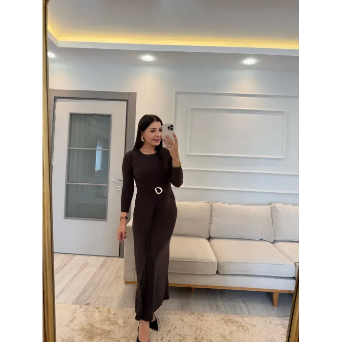 Bel Toka Kemerli Elbise