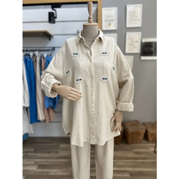 Bellary Nazar Boncuklu Gömlek