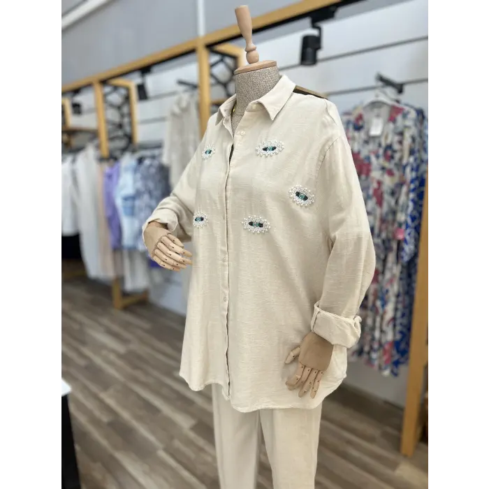 Bellary Nazar Boncuklu Gömlek