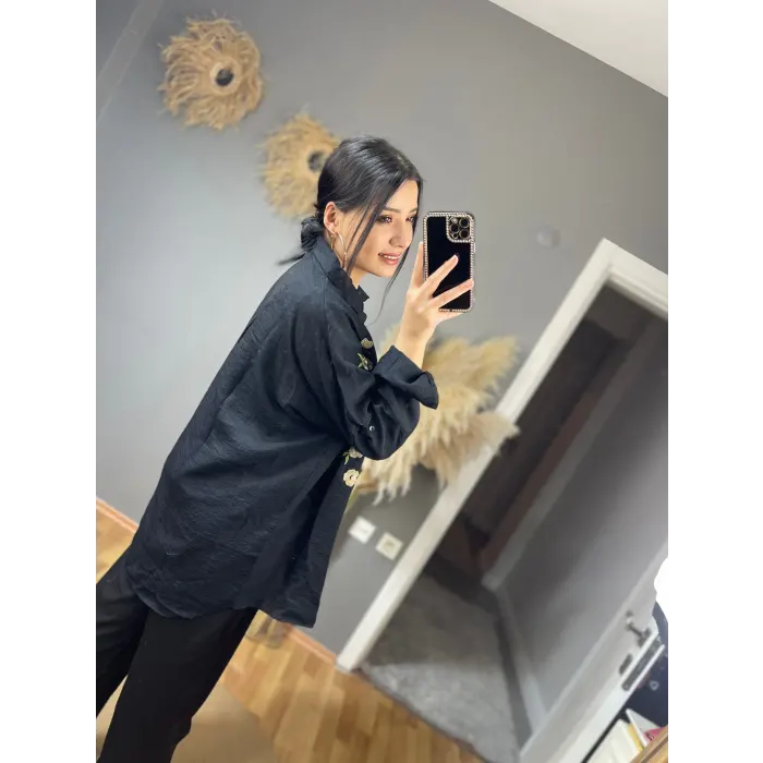 Bluum Çicek Nakışlı Gömlek