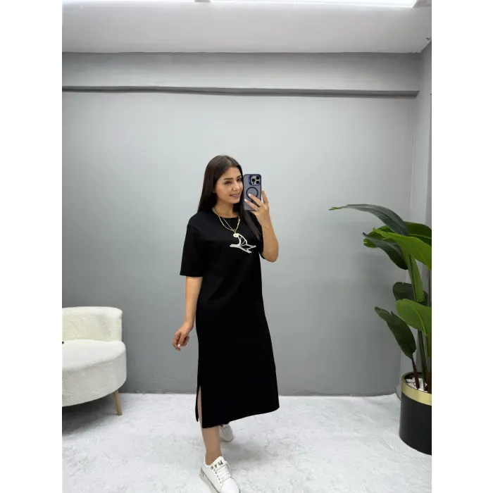 Bymen Taş Detaylı Elbise