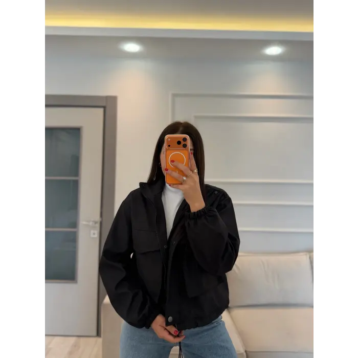 Çift Cep Kısa Ceket