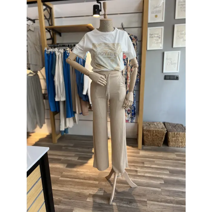 Ctirra Örme Palazzo Pantolon