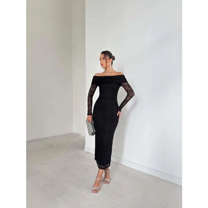 Dantel Madonna Elbise