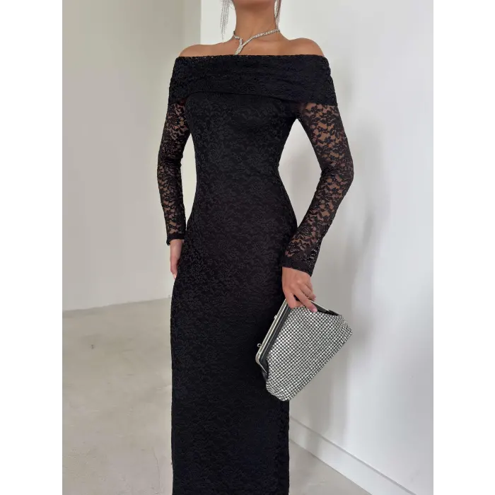 Dantel Madonna Elbise