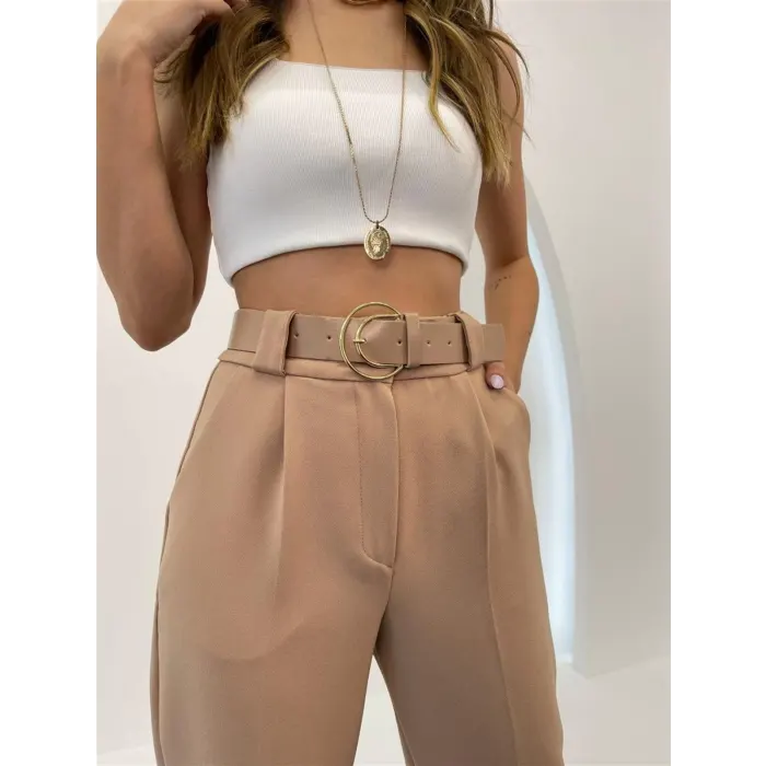 Dhanax Atlas Duble Paça Kemerli Pantolon