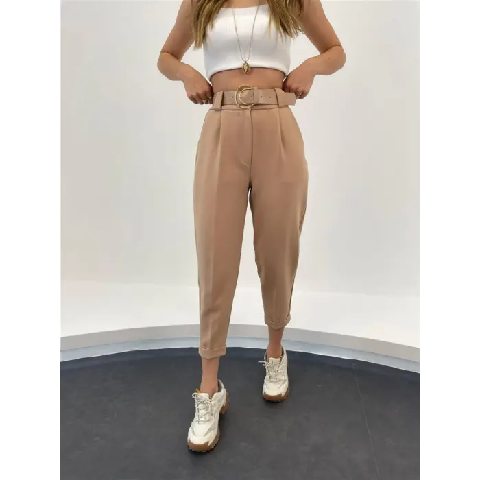 Dhanax Atlas Duble Paça Kemerli Pantolon