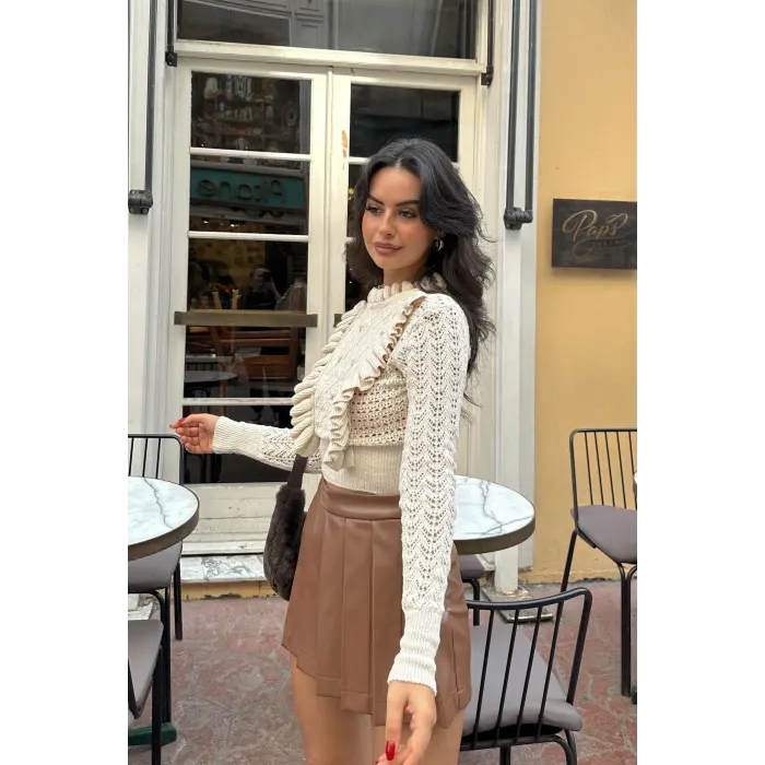 Ewald İncili Triko Bluz