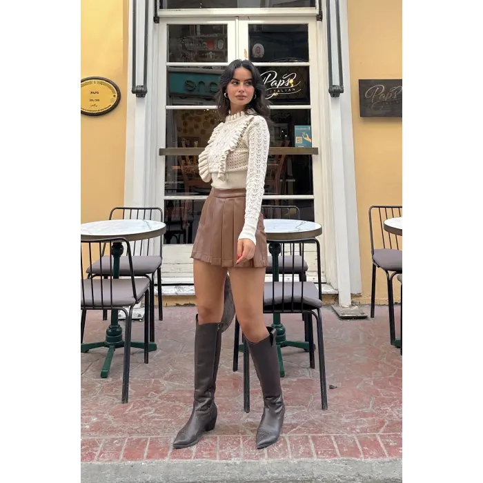 Ewald İncili Triko Bluz