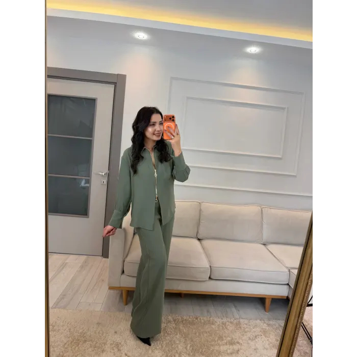 Fermuar Detaylı Tensel Modal Takım