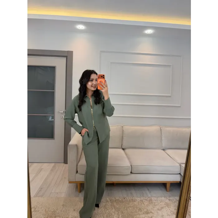 Fermuar Detaylı Tensel Modal Takım