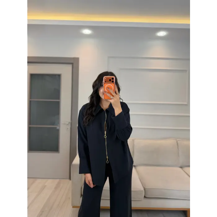 Fermuar Detaylı Tensel Modal Takım