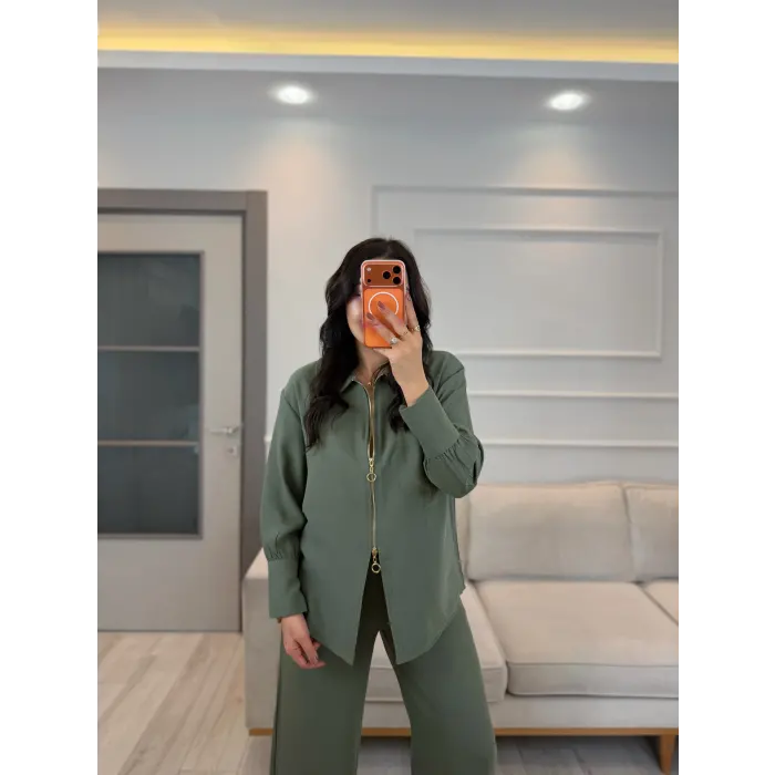 Fermuar Detaylı Tensel Modal Takım