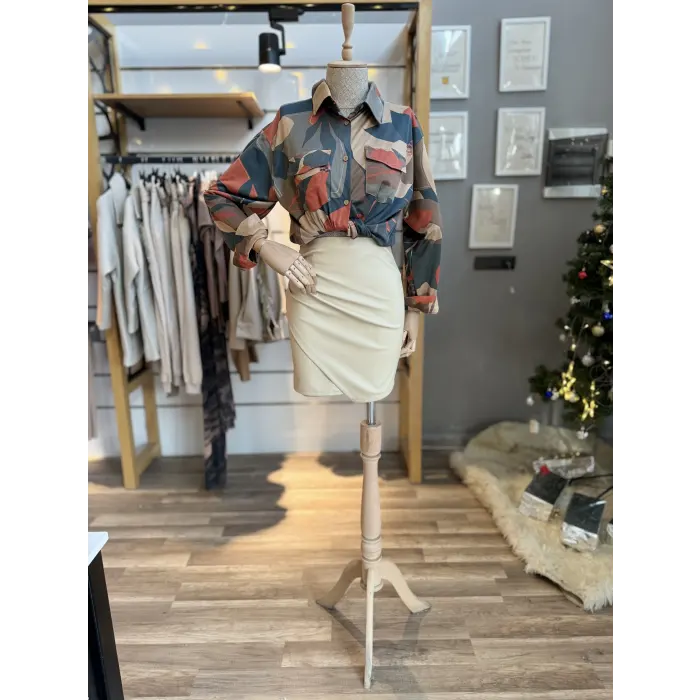 Ferry Desenli Tasarım Gömlek