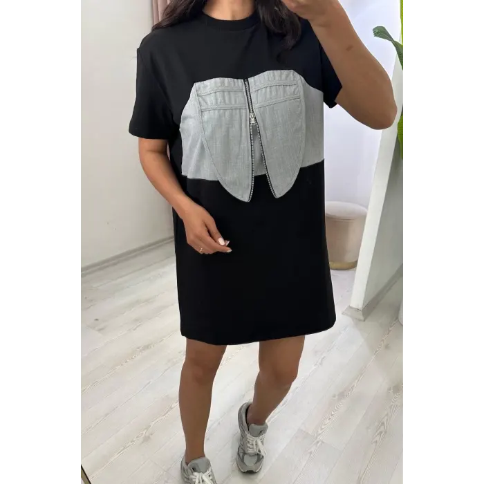 Fleur Mrka Muadil Elbise