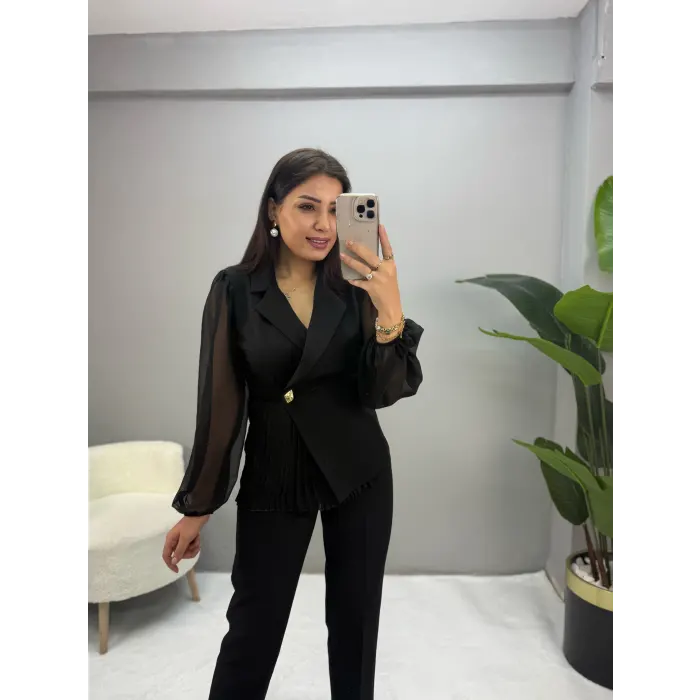 Gion Eteği Piliseli Bluz