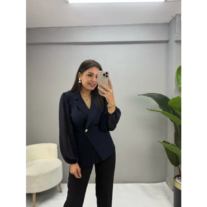 Gion Eteği Piliseli Bluz