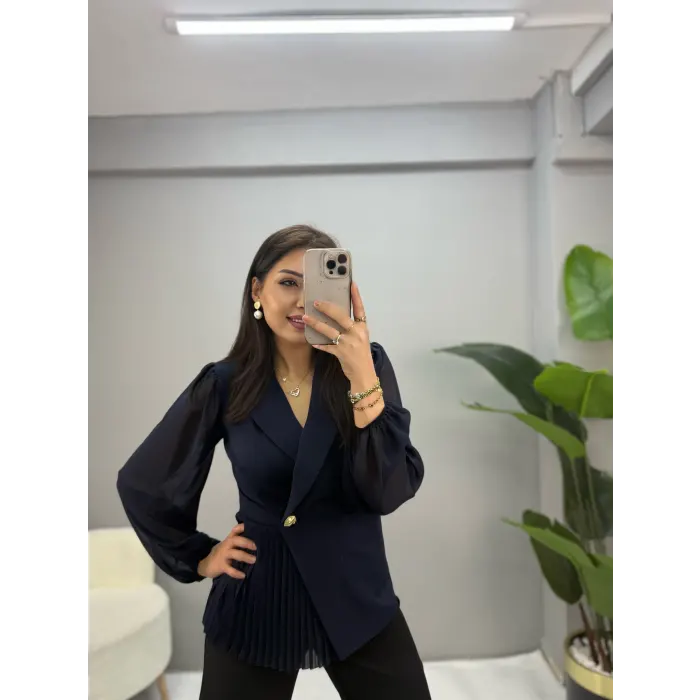 Gion Eteği Piliseli Bluz