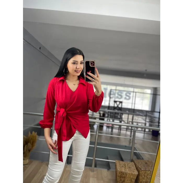 Grandex Bağlamalı Bluz