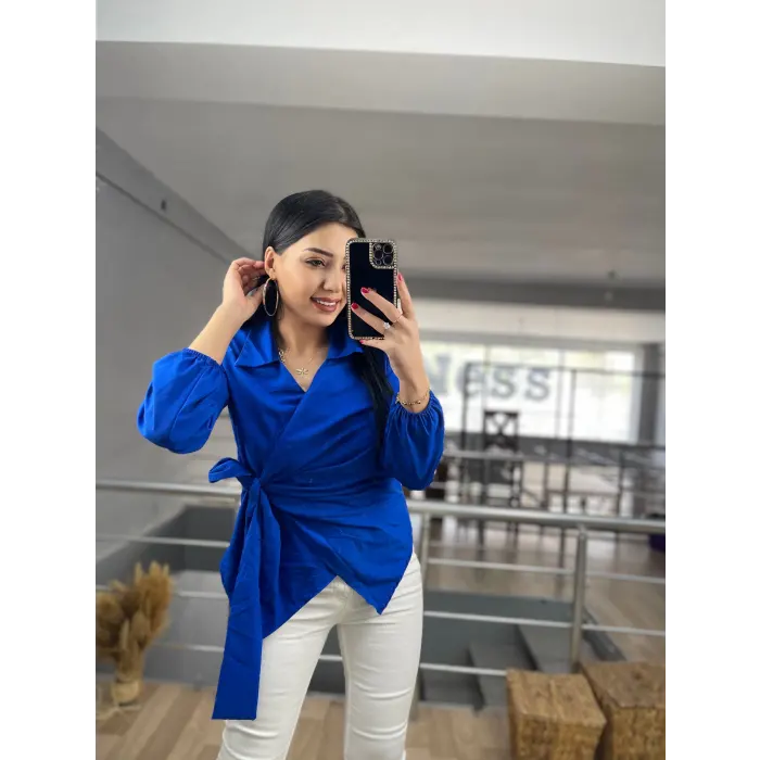 Grandex Bağlamalı Bluz