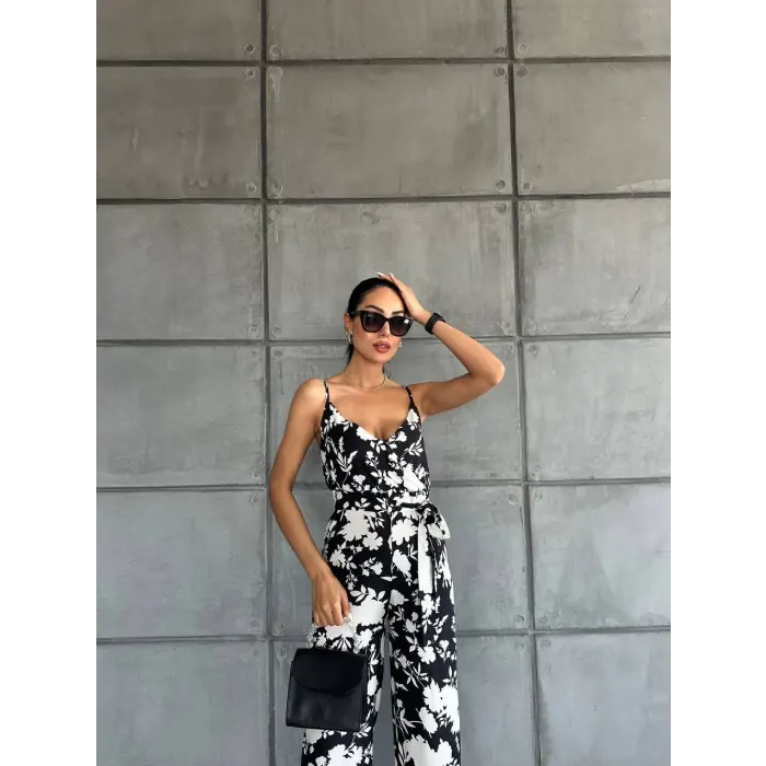 Hecta Çiçek Desenli Tulum