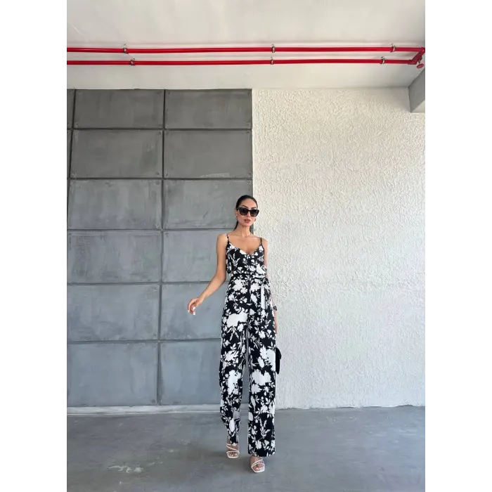 Hecta Çiçek Desenli Tulum