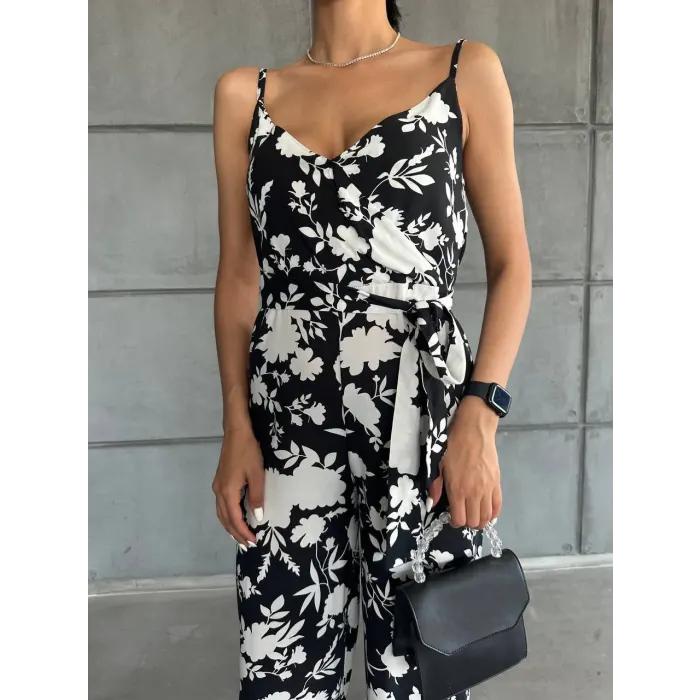 Hecta Çiçek Desenli Tulum