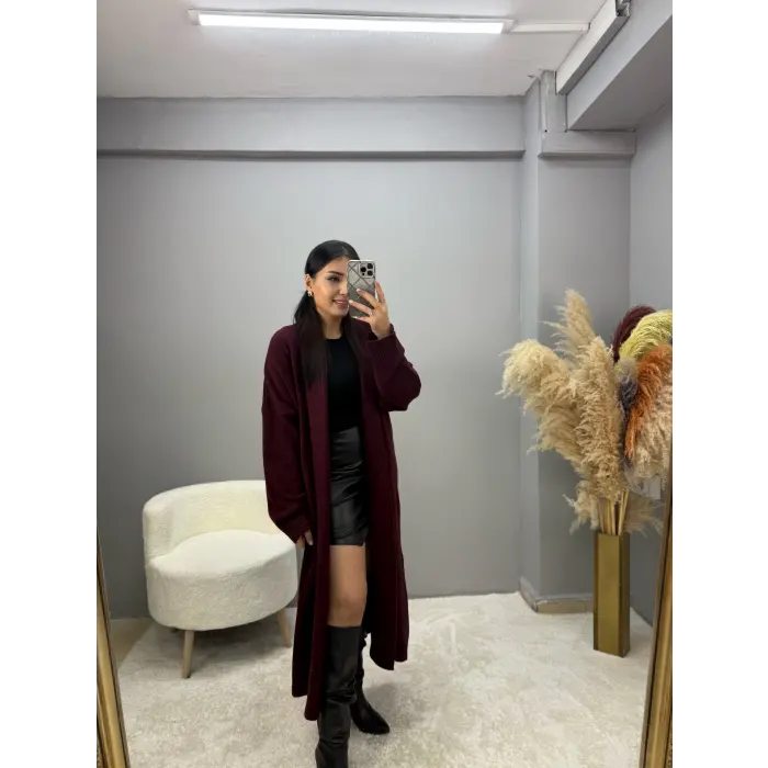 Henny Şal Yaka Uzun Hırka