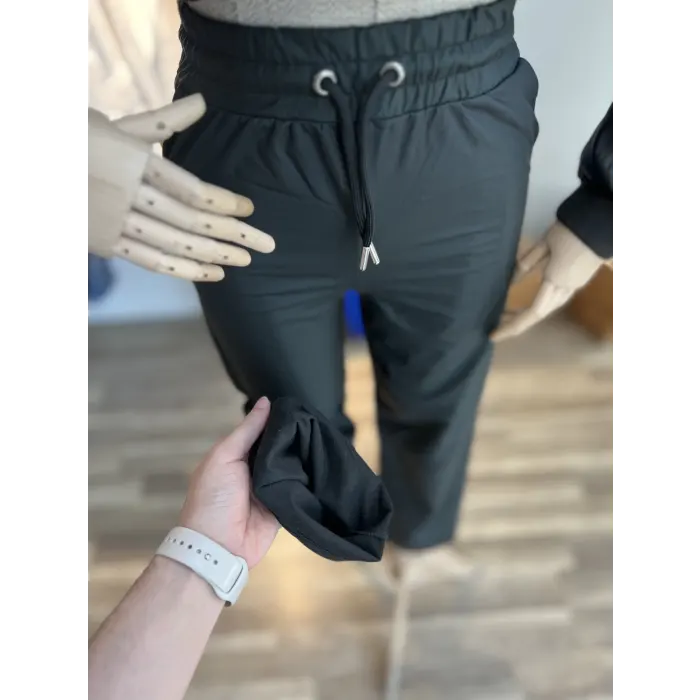 Jamex Mngo Parçalı Deri Pantolon