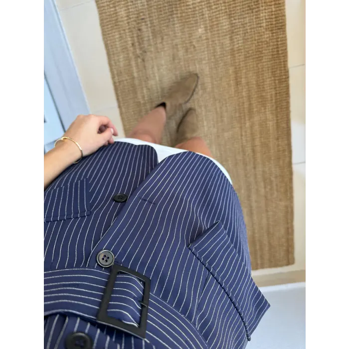 Jewels Twist Muadil Çizgili Elbise