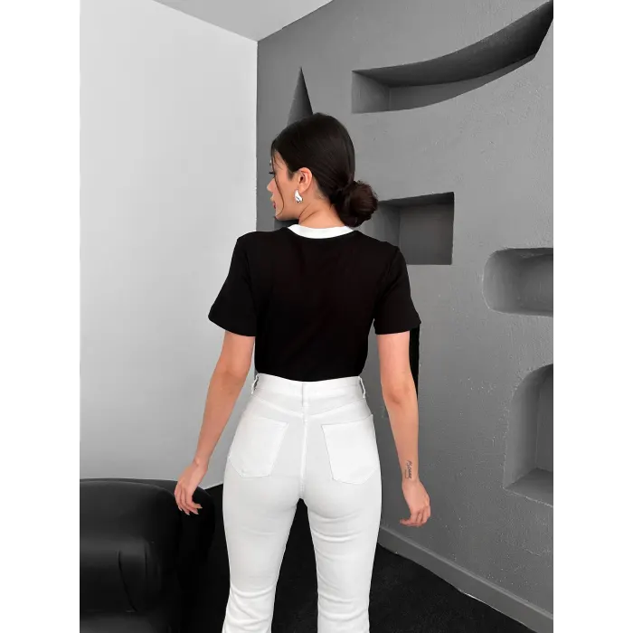 Jones Mrka Muadil V Yaka T-Shirt