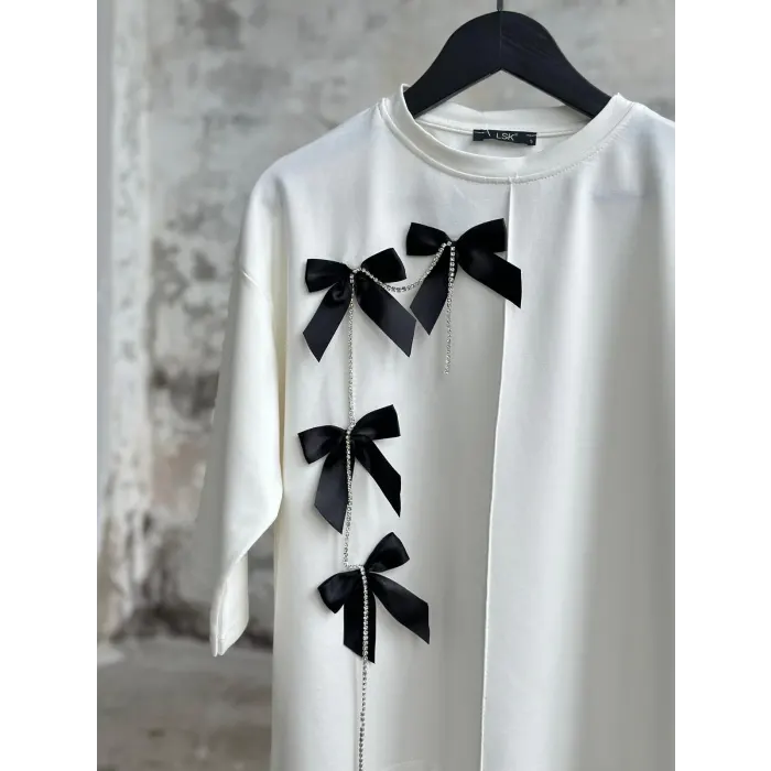 Kokosh Fiyonk Taşlı Tasarım Eşofman Takımı